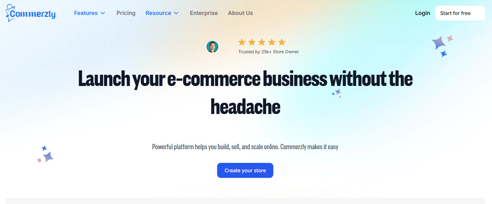 Commerzly ecommerce business launching SaaS case study