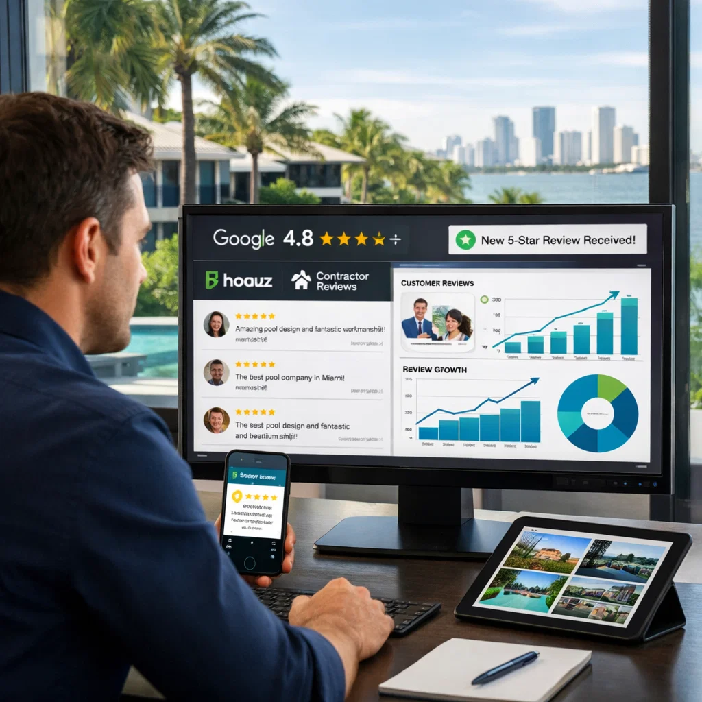 Miami Online Reputation for Custom Pool Builders