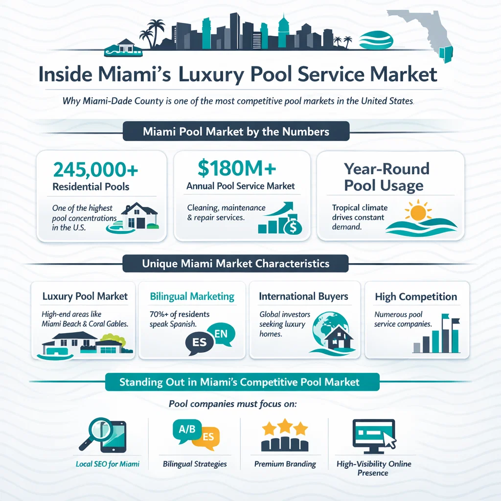 Why Miami's Pool Market Requires Specialized Marketing