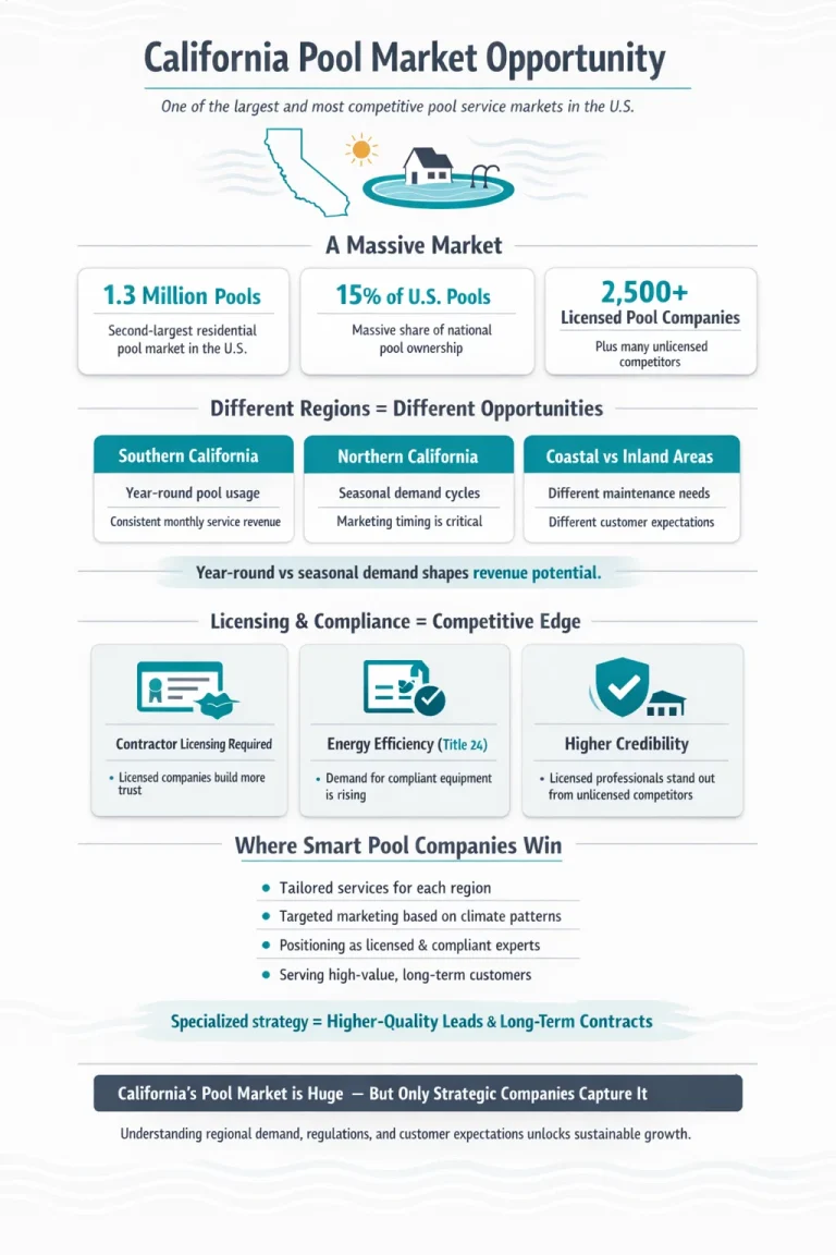 california pool marketing opportunity