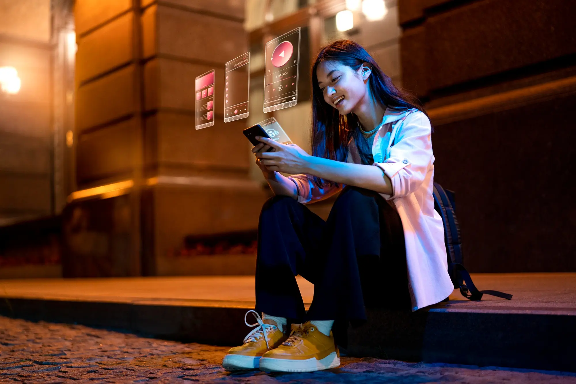 happy app users