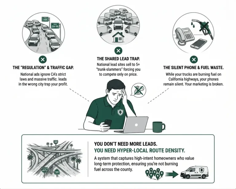 why california pco marketing fails